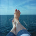 Christiane en croisière / Christiane's feet in cruise