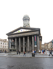 Gallery of Modern Art and Duke of Wellington Statue, Queen Street, Glasgow