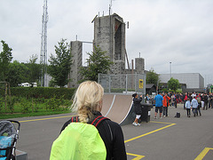 Klimtoren naast de rustpost (Buggenhout, 65 km)