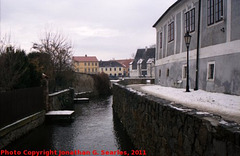 Moat Around the Zamek, Picture 2, Edited Version, Jindrichuv Hradec, Jihočeský kraj, Bohemia (CZ), 2011