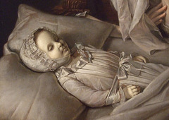 Detail of Rachel Weeping by Charles Willson Peale in the Philadelphia Museum of Art, August 2009