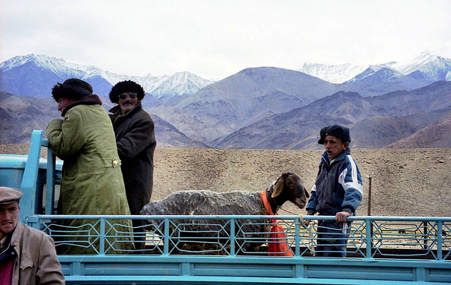 Kyrghiz herders, Karakoram Highway