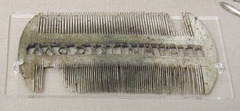 Inscribed Ivory Comb in the British Museum, April 2013