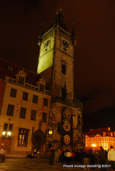 place de la vieille ville (stara namiesti) L'horloge de l'hotel de ville