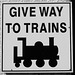 Give Way to Trains!