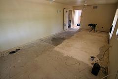 Bedroom Floor - bare concrete (0545)