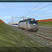 Amtrak AEM-7 on 4-track Electric Line on Mainline Map WIP