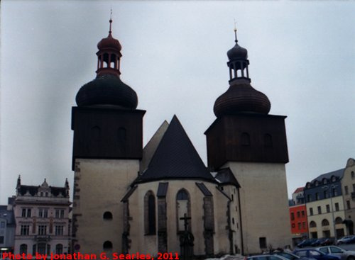 Church, Picture 2, Edited Version, Nachod, Kralovehradecky kraj, Bohemia (CZ), 2011