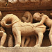 Khajuraho India, carving detail.