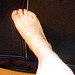 Combat Pied vs valise / Suitcase & foot fight  - Christiane avec / with permission - 16 juin 2011 / Recadrage