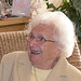 glückliche 90igjährige Jubilarin