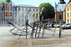 Brunnen auf dem Rathausplatz