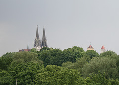 towers of regensburg