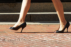 black heels (F)