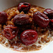 Creamy Spelt with Honey-Roasted Grapes