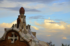 Roof. Park Guell.