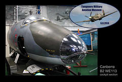 Canberra cockpit section - Tangmere Museum -  6.8.2014
