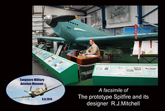 R J Mitchell and his Spitfire - Tangmere Museum -  6.8.2014