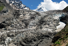 Zanskar. Parkachik Glacier