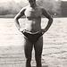 swimmer on a pier 1930'