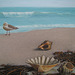 a Coast Landscape=Marborda Pejzagxo_oil+coffee on canvas_50x65.1cm(15p)_2011_HO song