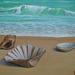 a Warm Coast=Varmeta Marbordo=溫和的海邊_oil on canvas=olee sur tolo_38x45.5cm(8f)_2011_HO Song