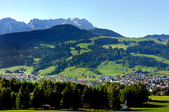 Le Säntis (à 2500 m) domine Appenzell