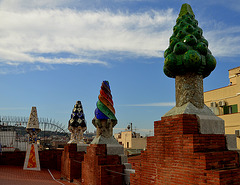 Gaudi roofscape