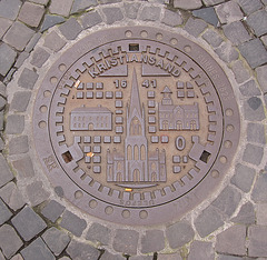 Kanaldeckel in Münster