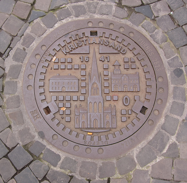 Kanaldeckel in Münster