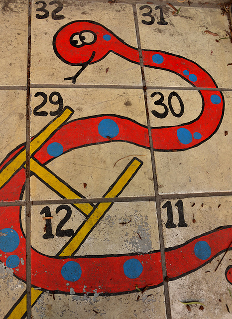 Snake and Ladder footpath