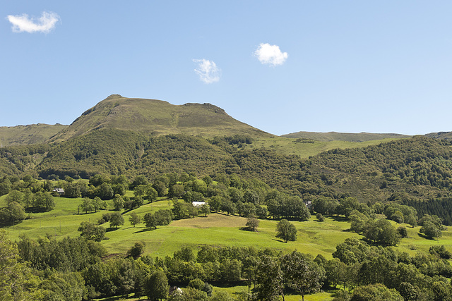 Landscape in Auvergne