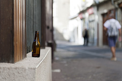 Bottle trash in France