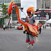 The Bird Man – Jazz Festival, Saint Catherine Street at Jeanne-Mance, Montréal, Québec