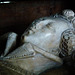 north leigh church , oxon.detail of effigy of elizabeth blackett +1442, showing ss livery collar of the lancastrians