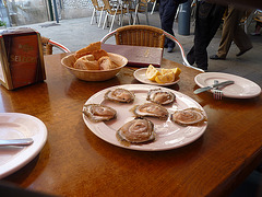 Degustación de ostras en Vigo