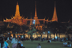 Wat Phra Kaeo at night