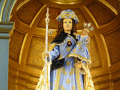 Imagen de la Virgen Peregrina en Pontevedra