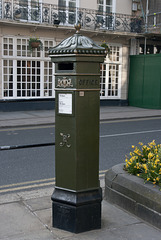 Green letter box