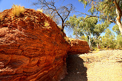 Aboriginal ochre wall