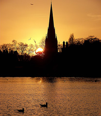 Kensington sunset