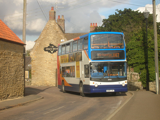 DSCN7043 Stagecoach (United Counties) KX06 JYC in Great Doddington - 20 Oct 2011