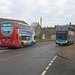 DSCN7485 Stagecoach (United Counties) MX08 GHU and MX08 GHK at Great Doddington - 30 Jan 2012
