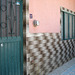 Motif mural et illusion d'optique / Wall's pattern and optical illusion.