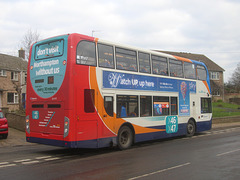DSCN7487 Stagecoach (United Counties) MX08 GHU at Great Doddington - 30 Jan 2012