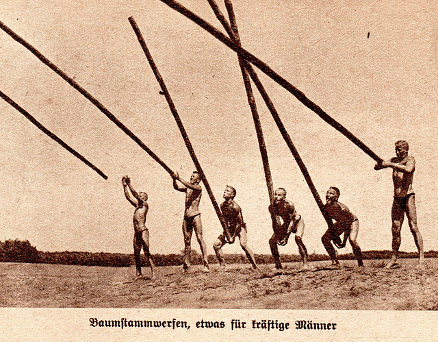 Baumstammwerfen - 1933