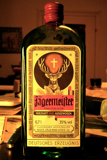 Nostalgic Jägermeister Bottle