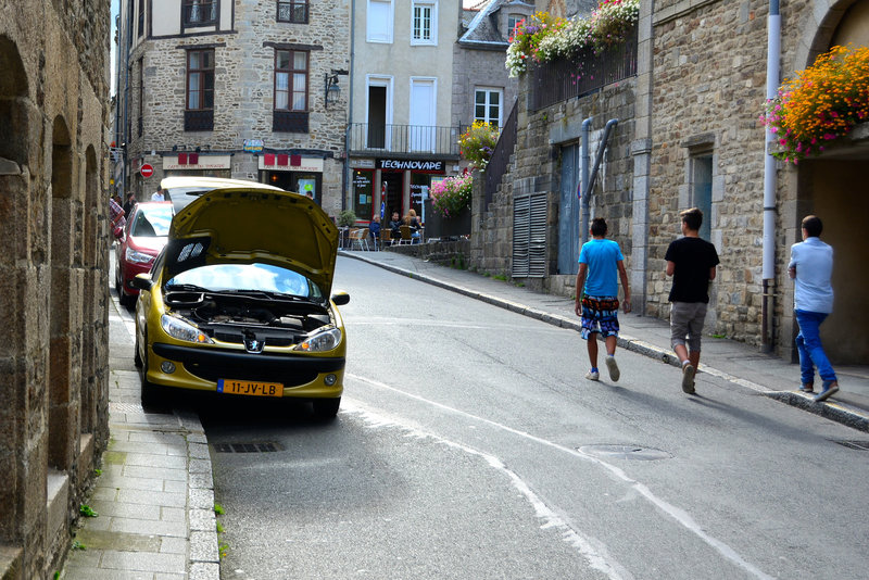 Dinan 2014 – Broken-down Peugeot