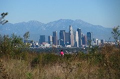 Baldwin Hills Scenic Overlook view of downtown L.A. (2601)