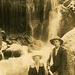 Frances and Ned at Leura Falls, New South Wales, Australia, March 15, 1914